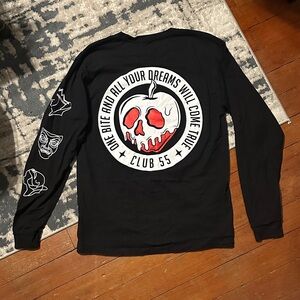 Club 55 Snow White Poison Apple Long Sleeve Shirt Size Medium